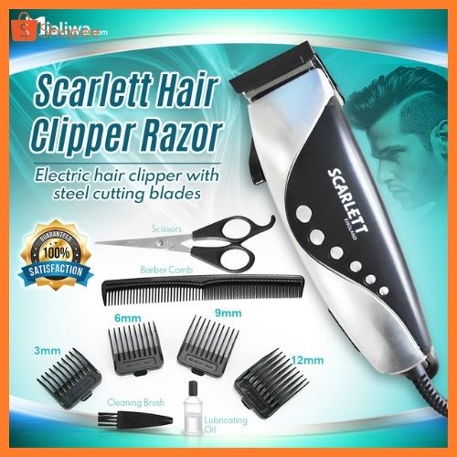 razor hair cut Scarlett Razor Electric Hair Trimmer Clipper Shaver