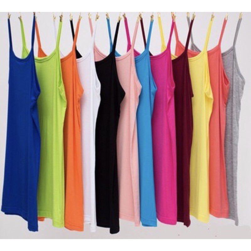 SPAGHETTI TOP PLAIN/INNER TOP, FIT UP TO MEDIUM FRAME | Shopee Philippines