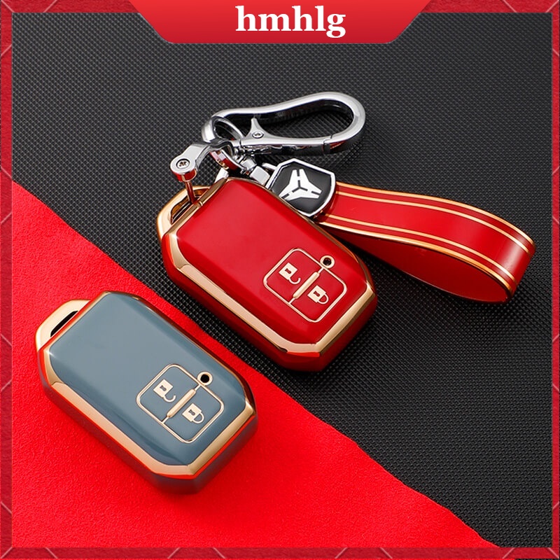 2 Button TPU Car Key Case Cover for Suzuki Ertiga Swift Ignis