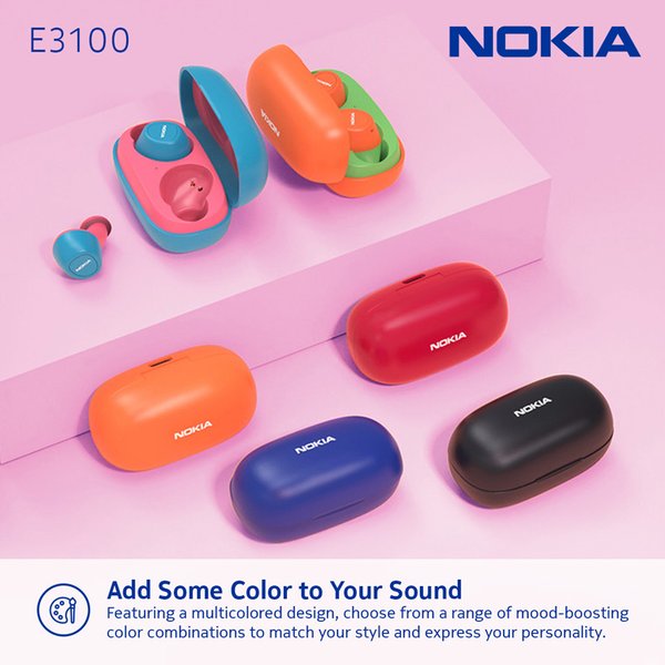 Original Nokia Essential True Wireless Earphones E3100 2021 New
