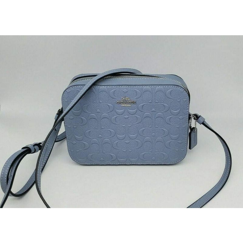 C5897 COACH MINI CAMERA BAG IN SIGNATURE LEATHER TWILIGHT Shopee
