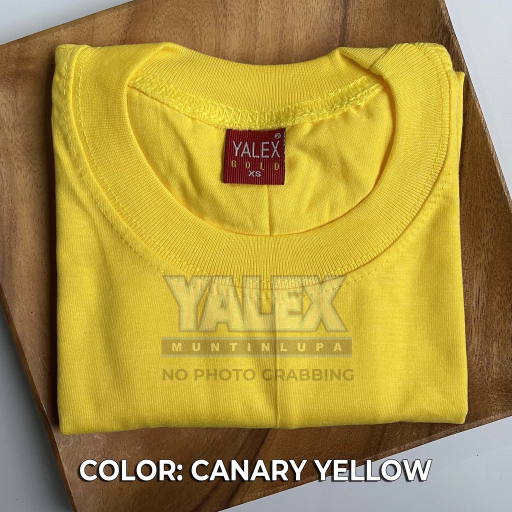 CANARY YELLOW COLOR TSHIRT PLAIN | Shopee Philippines