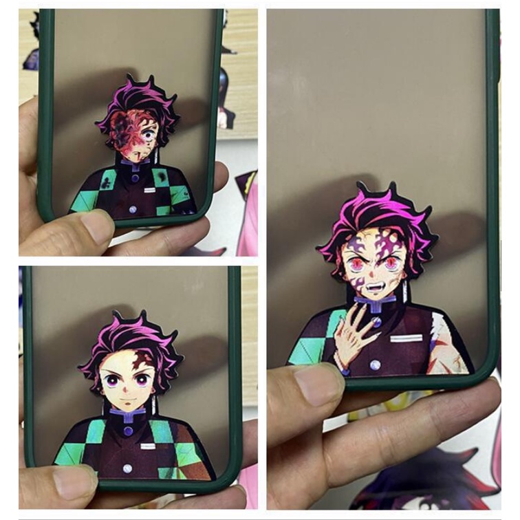 Anime Sports Sticker, Waterproof Peeker 3D Lens Sticker, Naruto, Dragon ...