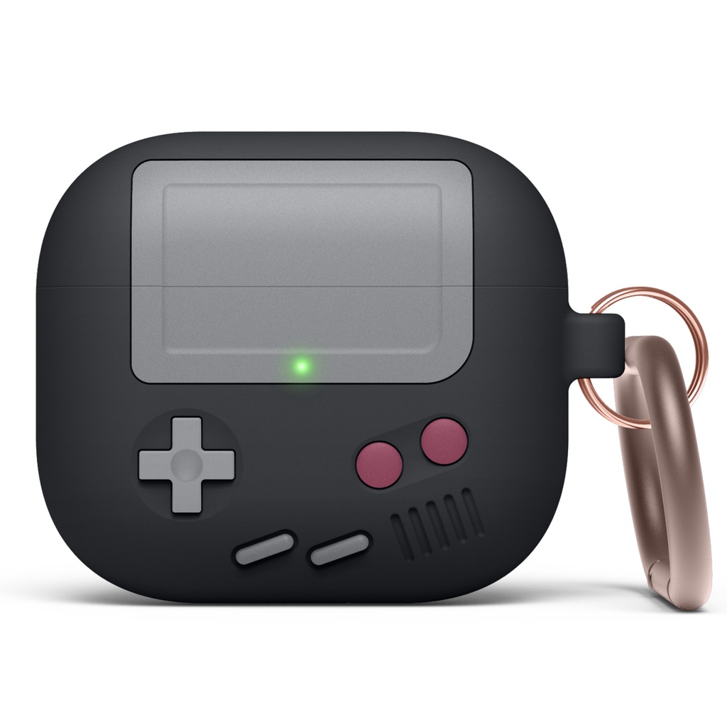 Custodia Elago AW5 Per AirPods 3: Design Retrò Da Console Classica, Silicone Resistente, Supporta Ricarica Wireless, Colore Grigio Chiaro - 5