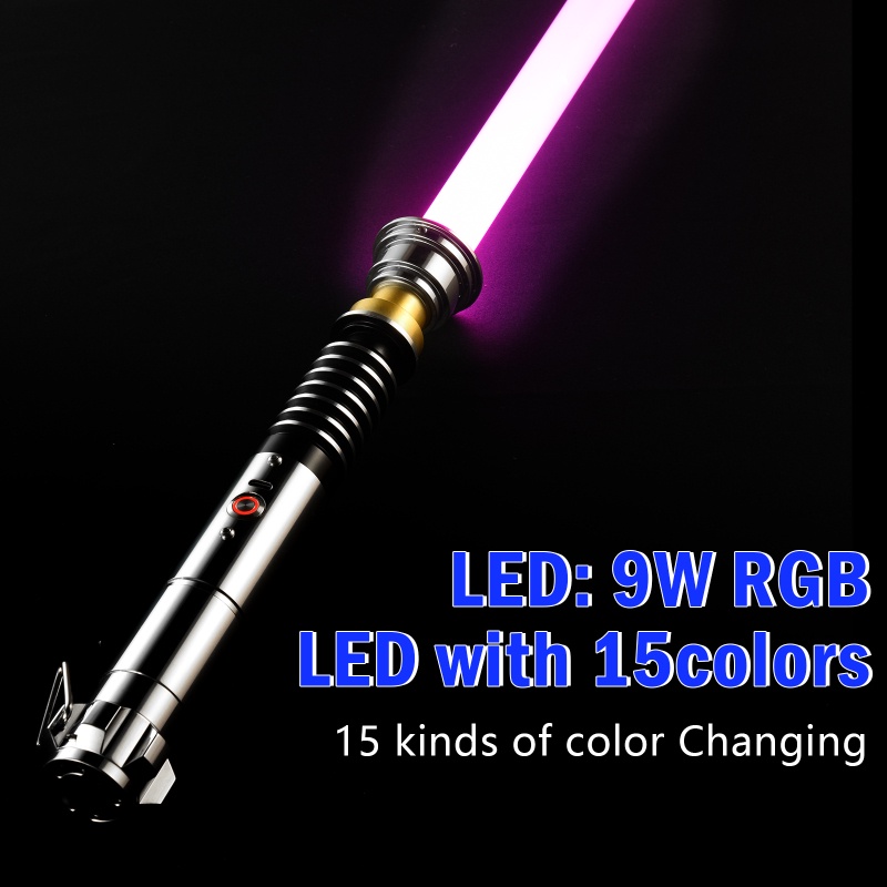 Luke Lightsaber For Skywalker Smooth Swing Metal Handle 1 Inch Diameter