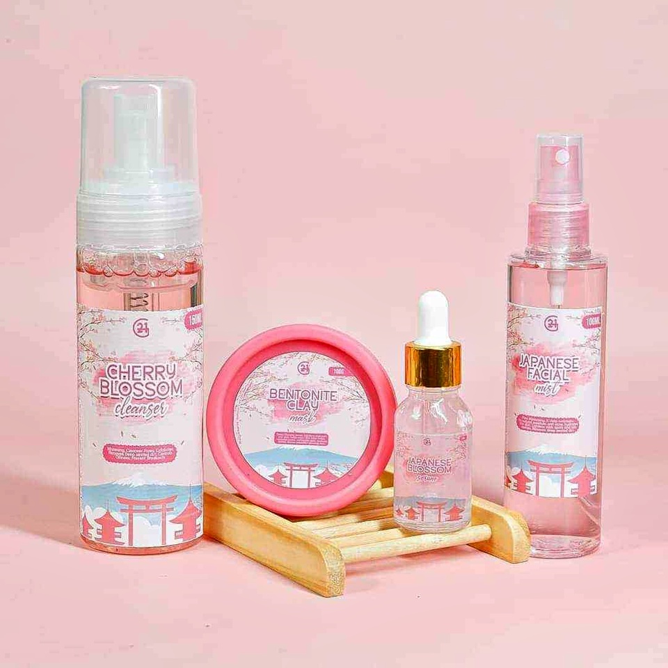 G21 SAKURA SET (FOAM,SERUM,MIST,MASK) GLASS SKIN SET l BEST SELLER