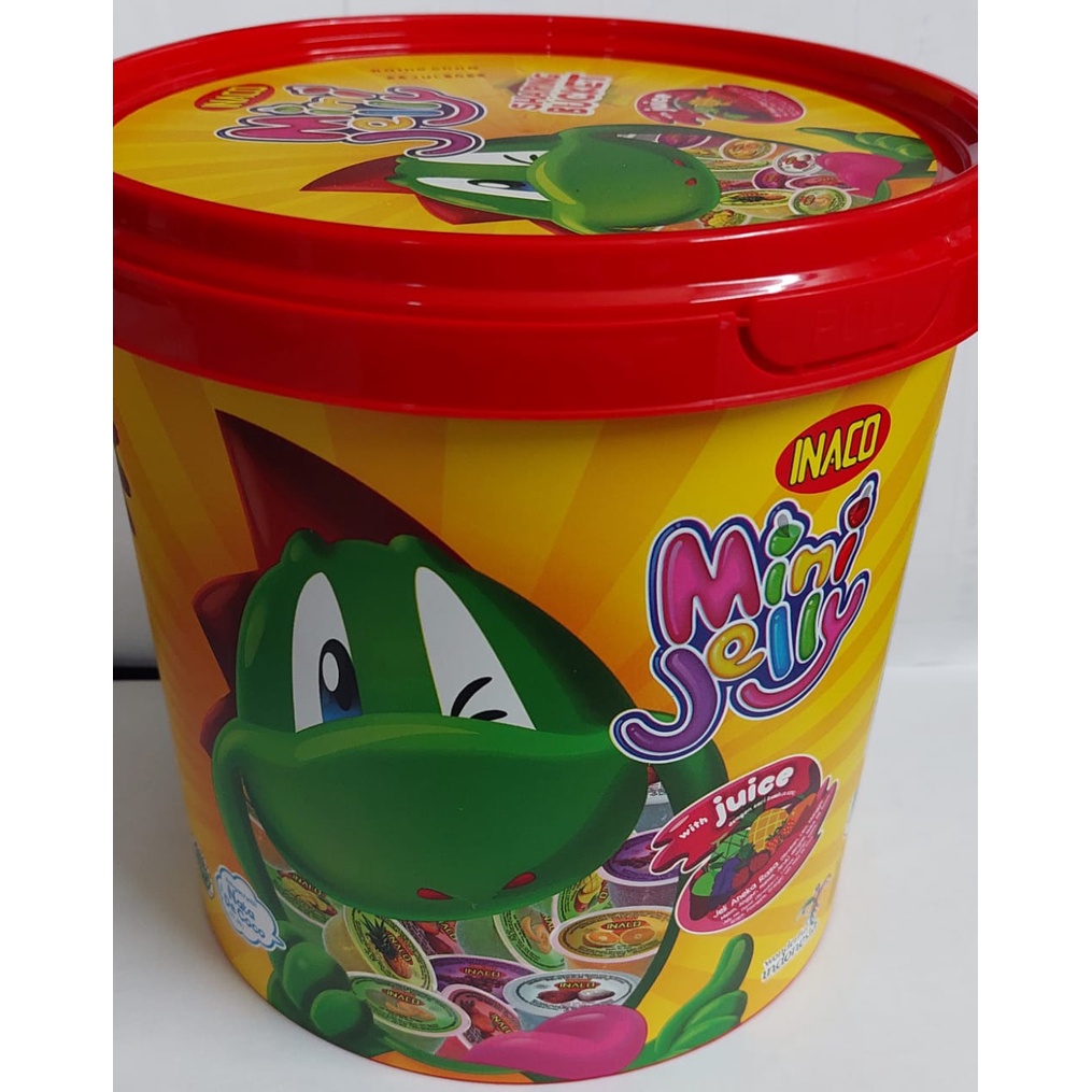 Jelly Inaco Bucket Inaco Jar contains 50 pcs | Shopee Philippines