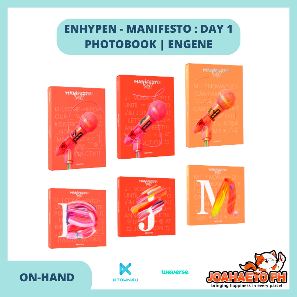 Sealed manifesto day 1 standard and engene outlet album set