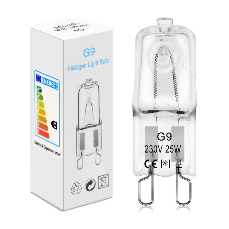 G9 halogen store bulb 25w