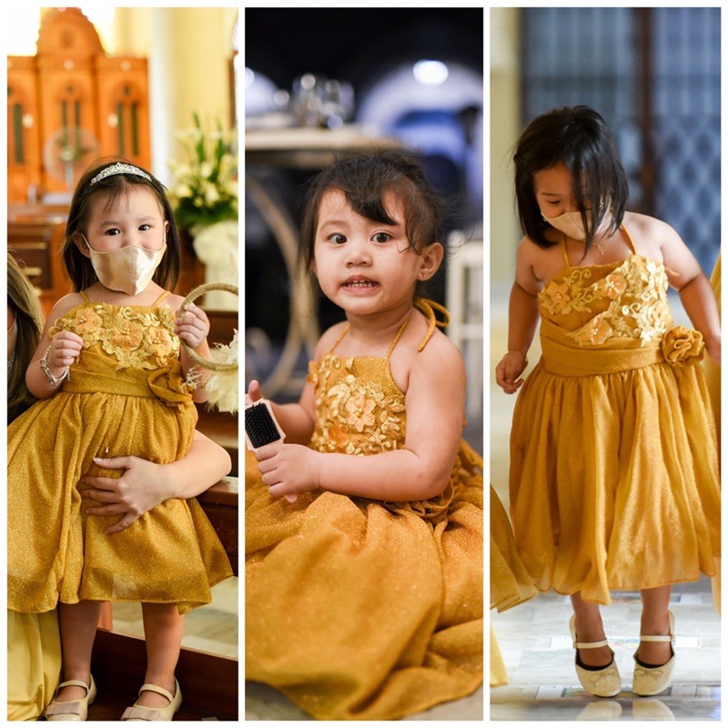 Matte gold outlet gown