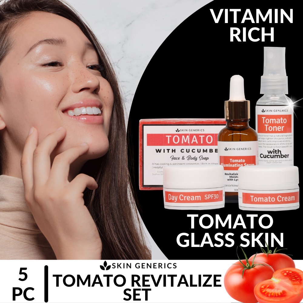 [ TOMATO GLASS SKIN SET ] SkinGenerics Tomato Glass Skin Set Revitalize ...