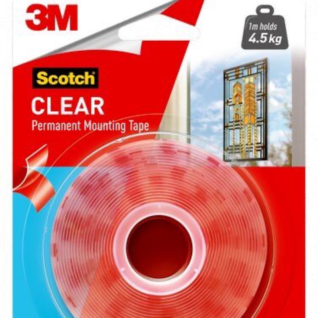 Scotch Clear Permanent Mounting Tape