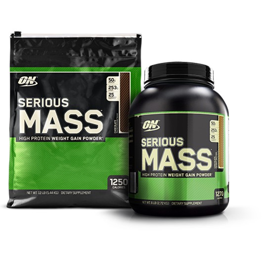 Optimum Nutrition Serious Mass 6lbs Weight Gain Protein Drink ...