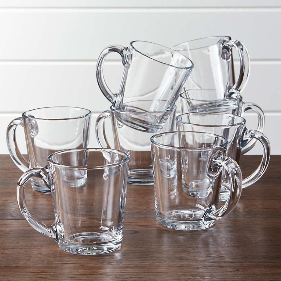 Qianli Brand Transparent Glass coffee Mug Glassware set drinking