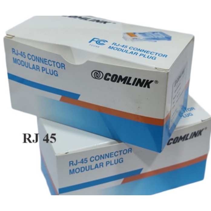 COMPLINK 100pcs or 25pcs RJ45 Cable Cat6/5e passthrough and non ...
