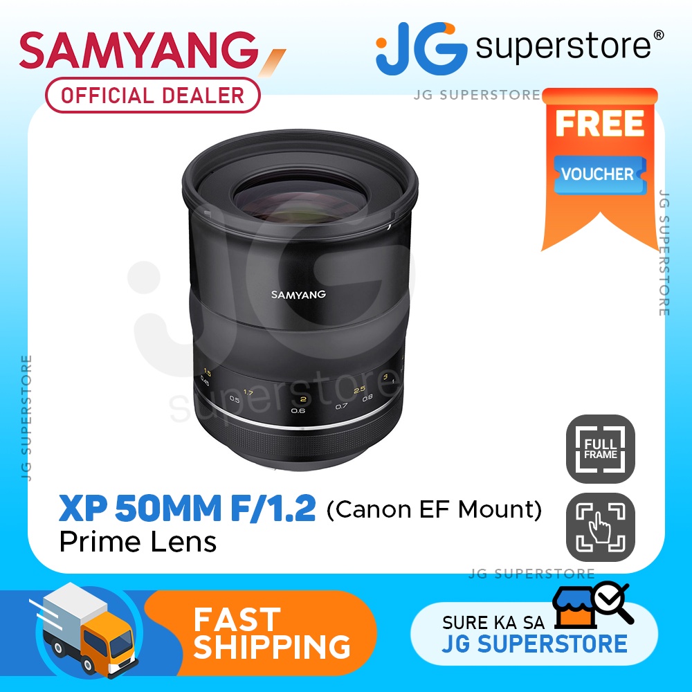 Samyang XP 50mm F/1.2 Manual Focus Prime Lens for Canon EF-Mount DSLR ...