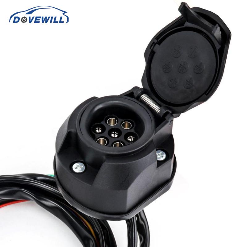 7 Pin Trailer Socket Cable 1.5m Wire European Car Trailer Wiring ...