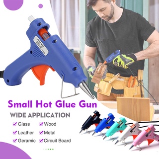 Hot Glue Gun Kit - 60 Watt Full Size Heavy Duty High Temp Industrial Hot Melt Gluegun Kit with 12 Glue Sticks & Stand-up Base Stand, Glue Gun for