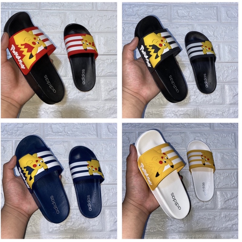 Pikachu cheap adidas slides