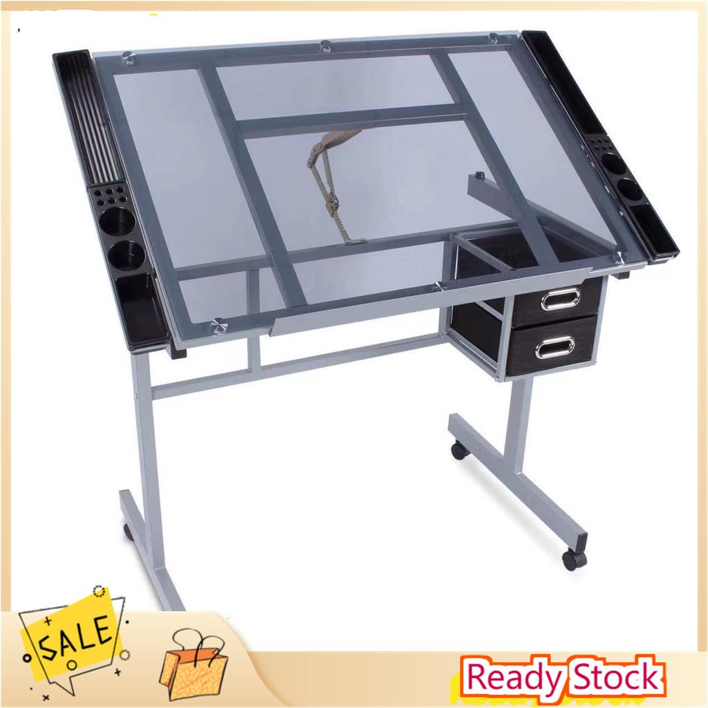 fiwi0m_pd_Drafting glass table drawing table drafting table adjustable ...