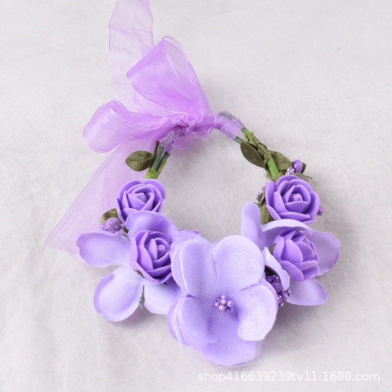 【Same day shipment】Women Headband Floral Flowers Wedding Garland Hair
