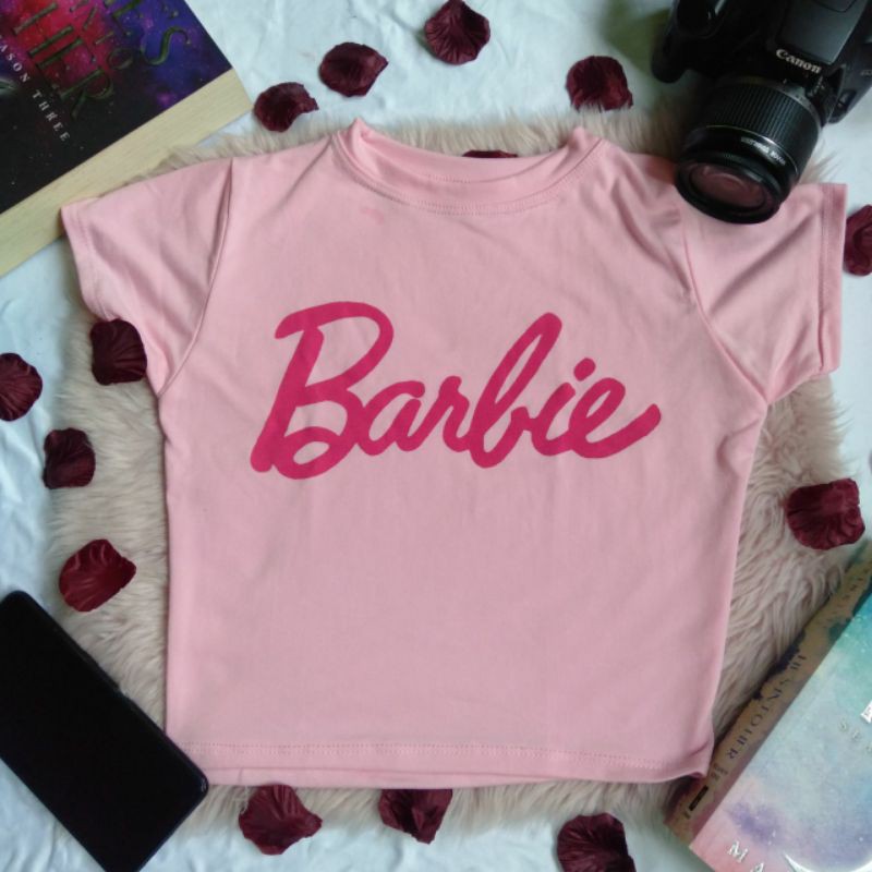 BARBIE CROP TOP SHIRT Shopee Philippines