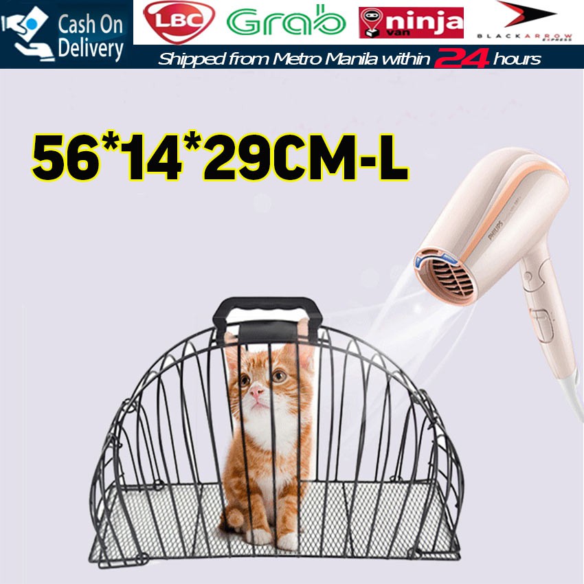【Fast Delivery】2 Door Cat Shower Cage Pet Cage Antigrab Cat Bathing