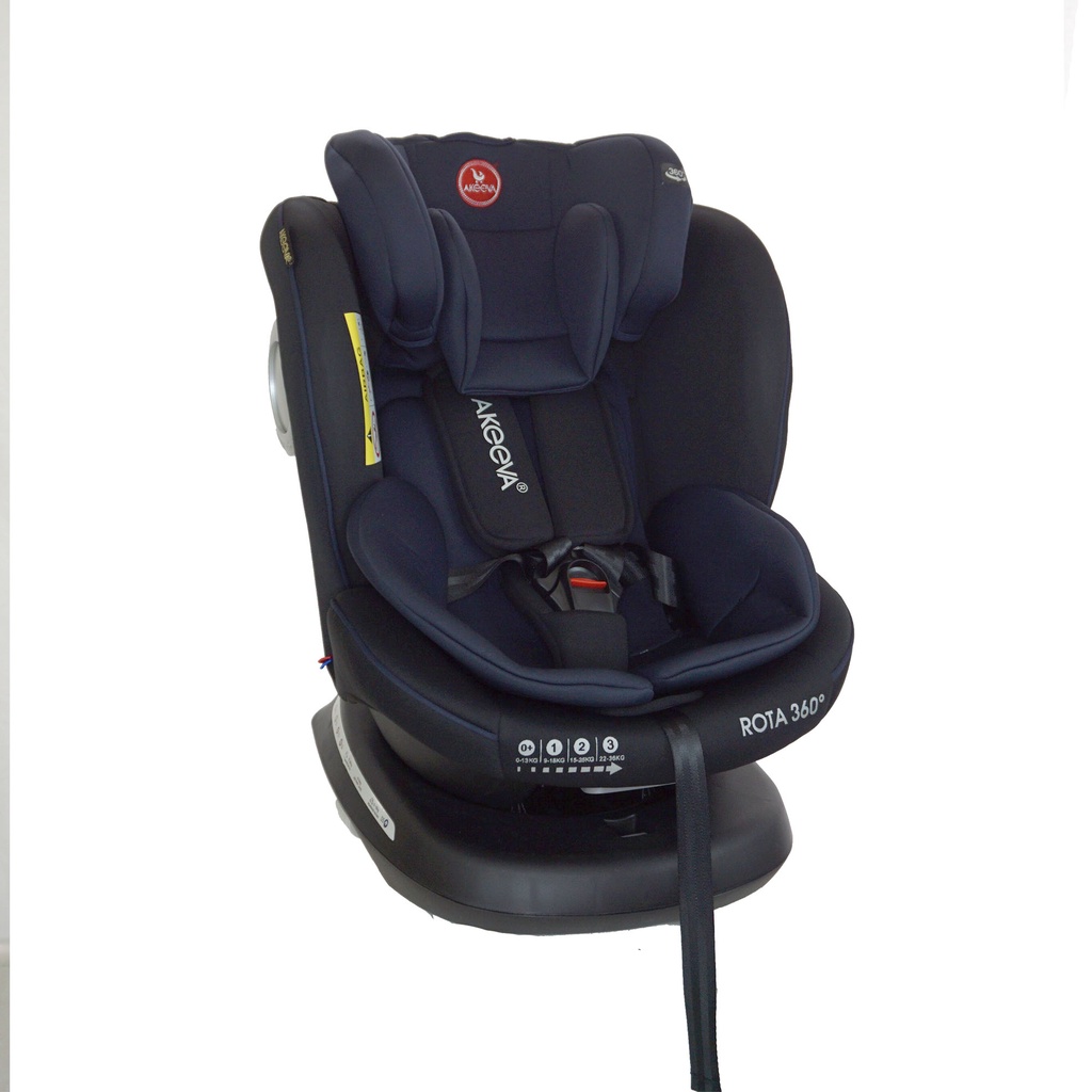 Akeeva 360 Rotate Isofix Carseat w latch and side impact protection Rota 360 W ICC