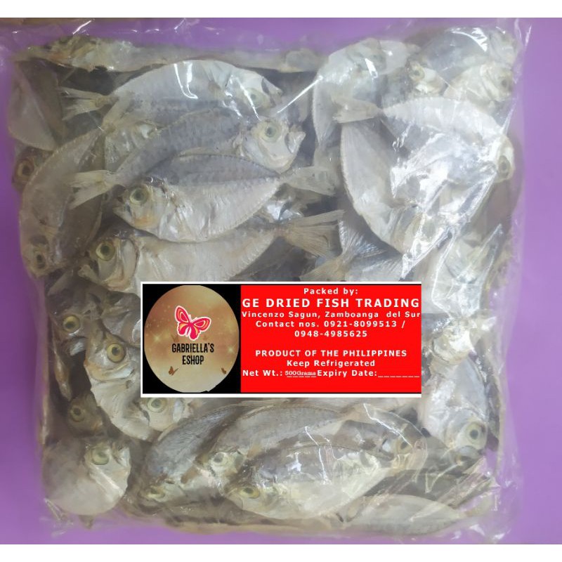 Dried Sapsap Fish From Zamboanga 500 Grams Medium Size Shopee Philippines