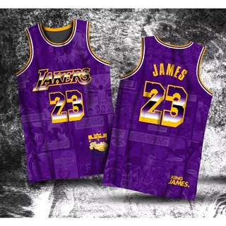 CUSTOMIZED LAKERS 09 JAMES VIOLET JERSEY TERNO WITH FREE NAME