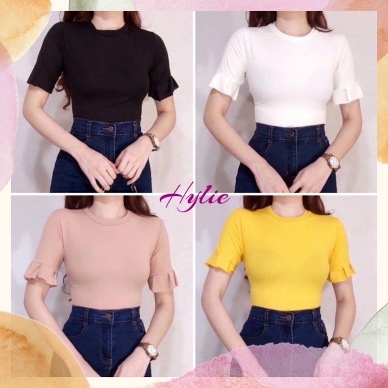 Hylie Bell Top (Free Size/Can Fit Small-Medium) | Shopee Philippines