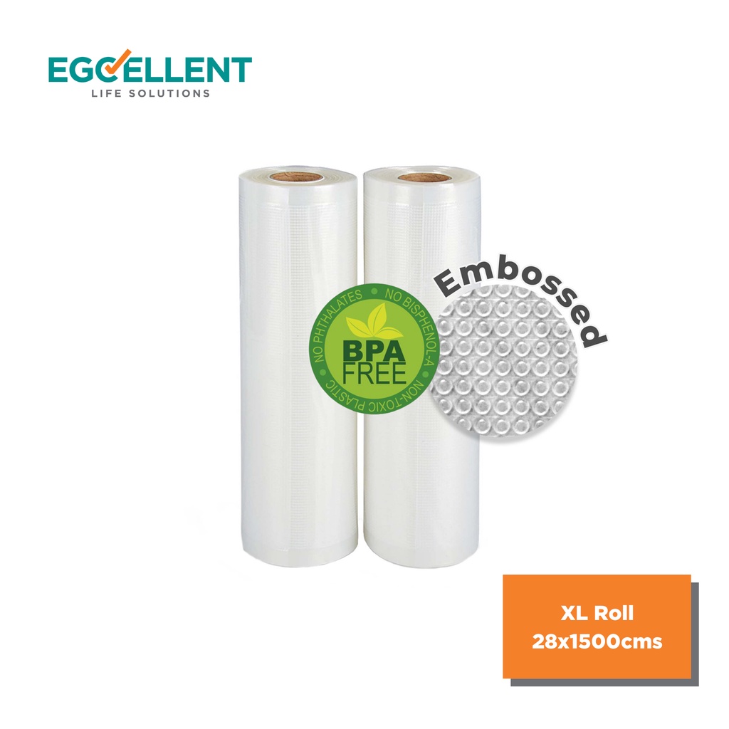 Vacuum Bags BPA Free Sous vide Extra Large ROLL (XL) 28 X 1500 CM