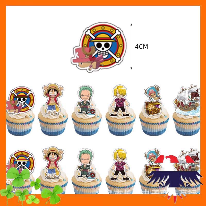 58pcs One Piece Theme Luffy Birthday Party Decoration Set Banner Cake ...