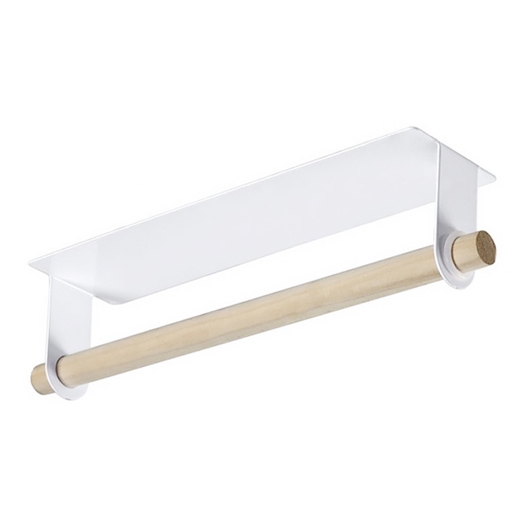 OFNATURE Kitchen Rack Hanger for Tissue Paper Roll Towel Rack Screwless