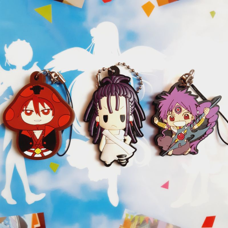 Anime Magi The Kingdom Of Magic Rubber Charms 