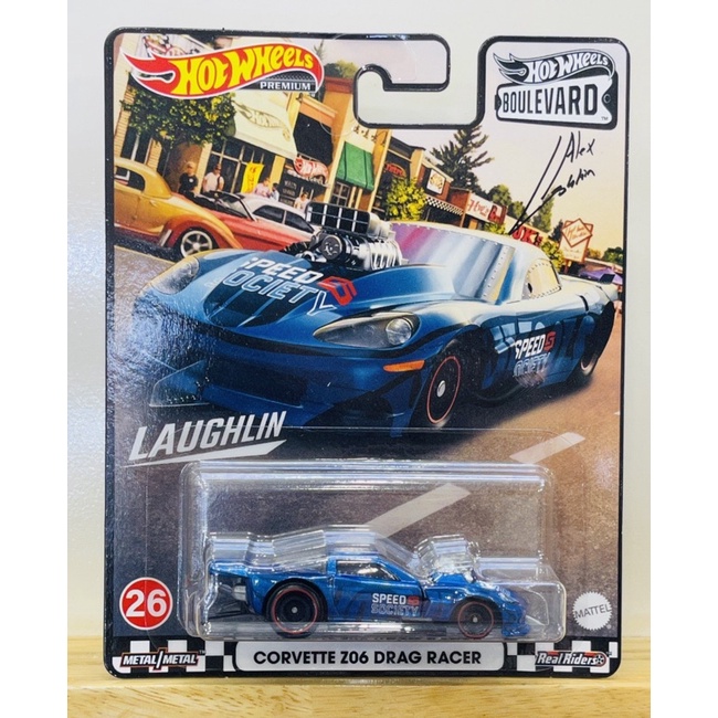 Hobby Store Hot Wheels Premium Boulevard Corvette Z06 Drag Racer Model Car Shopee Philippines 0046