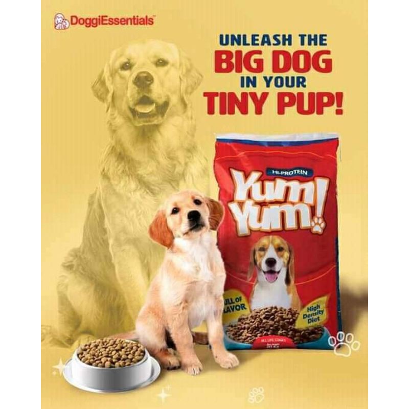 Spot goods Yum Yum Dog Food PUPPY Hi Protein 1KG