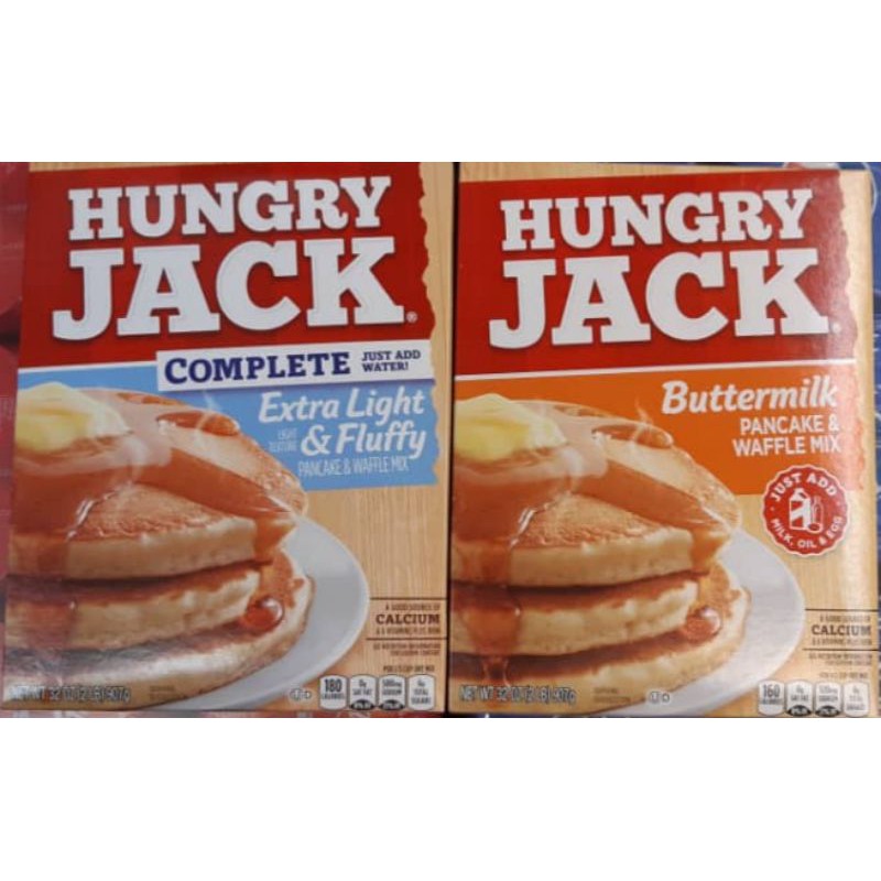 HUNGRY JACK Mix Pancake Extra Light&Fluffy / Buttermilk 32oz | Shopee