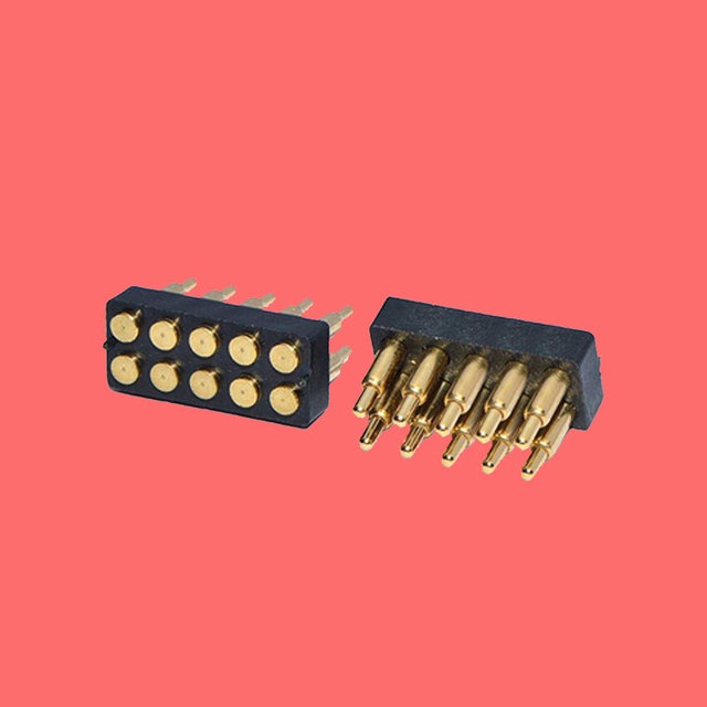 2PCS Spring Loaded Pogo Pin Connector Plug 4 6 8 10 12 14 16 20 Pin ...