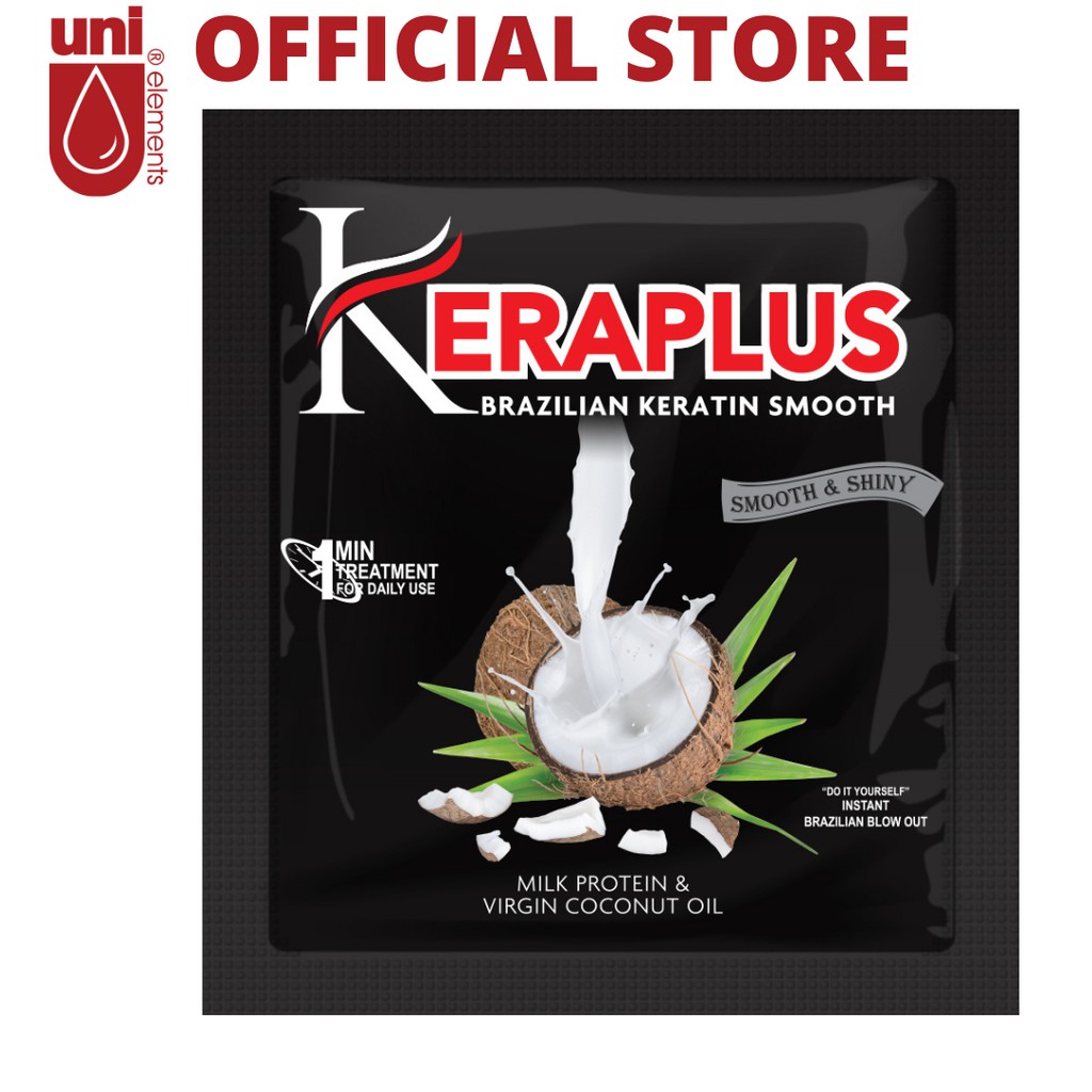 Keraplus Hair Treatment with Milk Protein and Virgin Coconut Oil 12 sachets Shopee Philippines