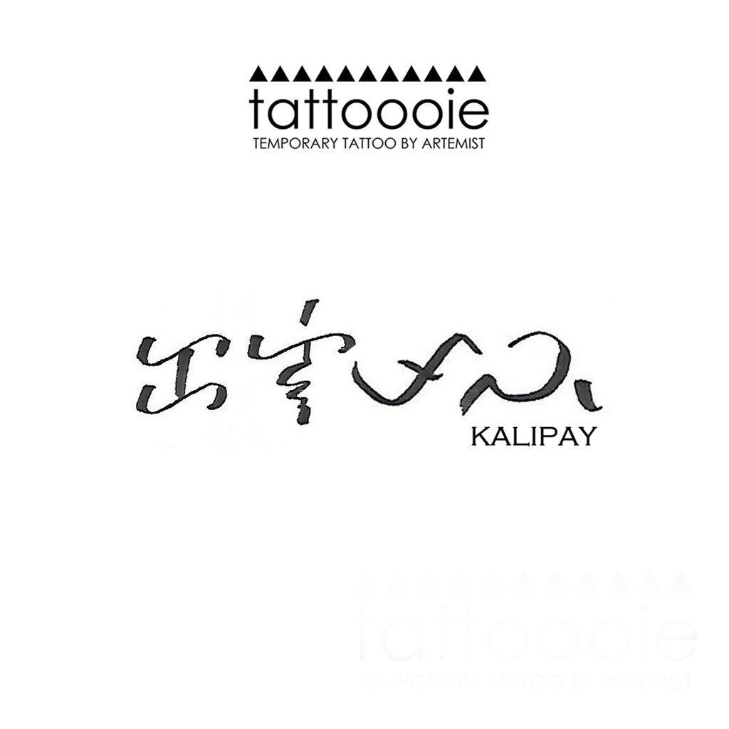 TATTOOOIE - TEMPORARY TATTOO - BAYBAYIN KALIPAY | Shopee Philippines