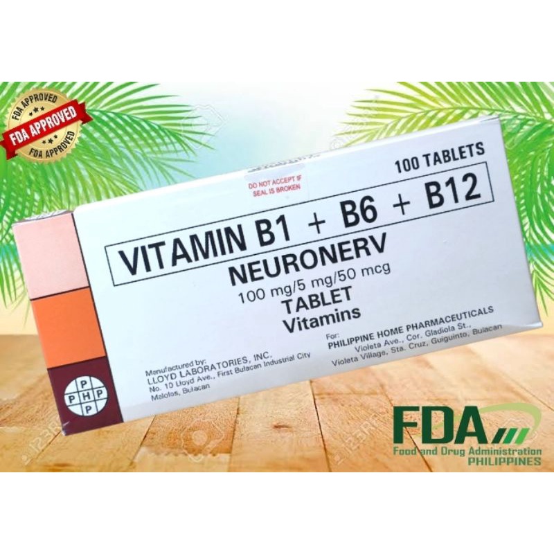 Plexivit Neuronerv (Vitamin 100 Tablets Shopee Philippines