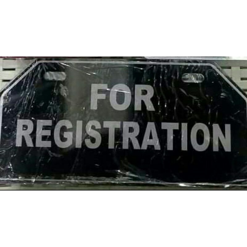 Motorcycle Temporary Plate Acrylic Shopee Philippines 0836