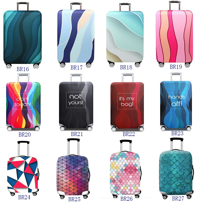 S,M,L,XL Luggage Cover Suitcase Cover Thick Stretch Shopee Philippines