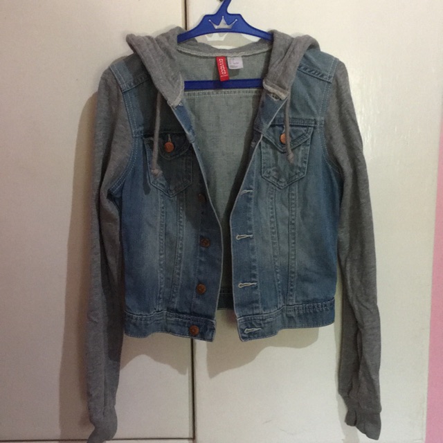 H&m denim outlet hoodie