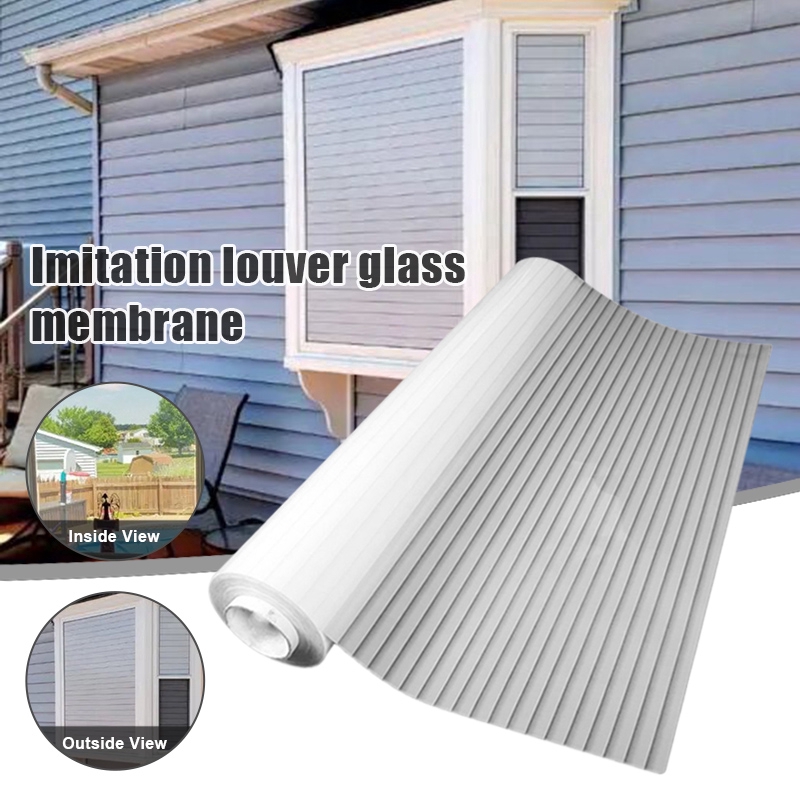 Horizontal Glass Blinds Window Sticker /Privacy Window Film / Non