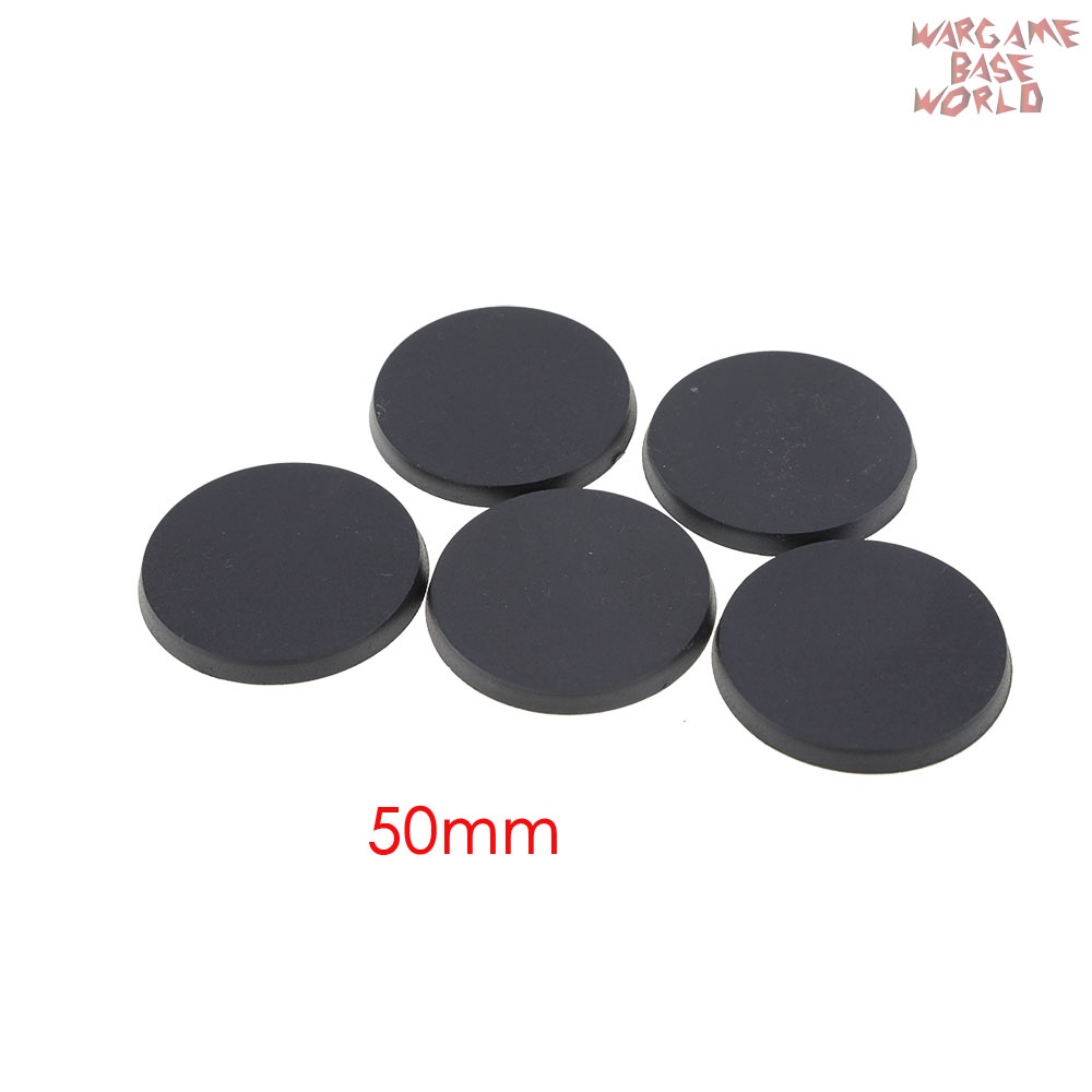 40k Warhammer 50mm Round Base 50mm Plastic Bases Shopee Philippines