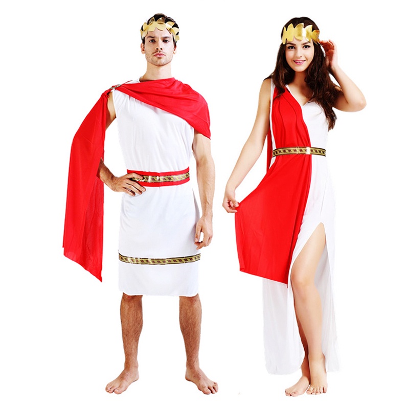 Adult Costumes Cosplay Greece Female Roman Grecian Goddess Fancy Men