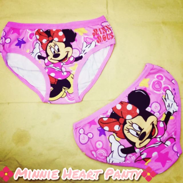 SALE ! Minnie Mouse Character Printed Cotton Panty Kids Underwear For Kids  Girl inner#TRICIANACHEN
