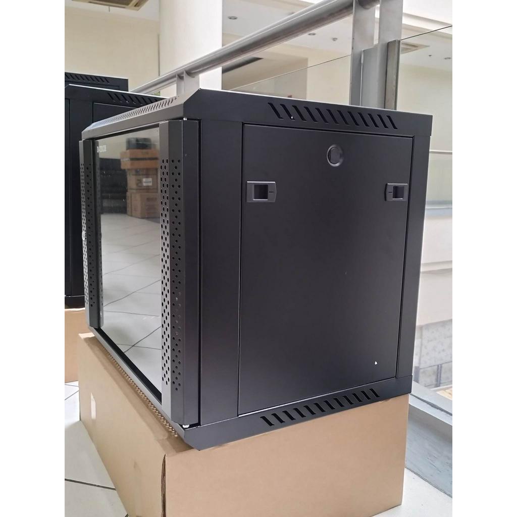 D-Tech 6409 9U Wallmounted Data Cabinet W=600 * D= 450 * H= 1.5FT (Bare ...